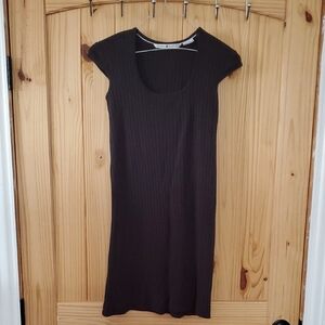 Vintage Black Ribbed Tommy Hilfiger Dress